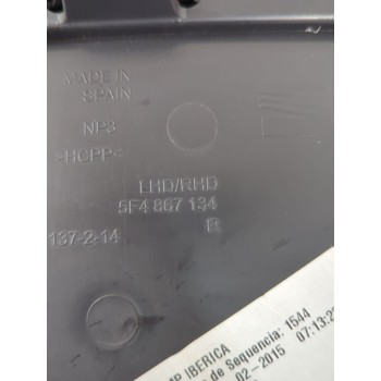 Recambio de guarnecido puerta trasera derecha para seat leon (5f1) 1.6 tdi referencia OEM IAM 5F4867134  