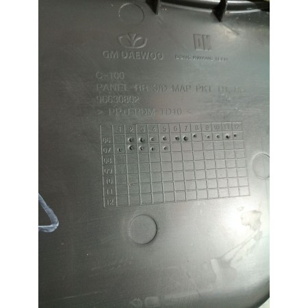 Recambio de guarnecido puerta trasera derecha para chevrolet captiva (c100, c140) 2.0 d referencia OEM IAM 96630802  