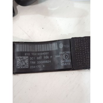 Recambio de cinturon seguridad delantero derecho para volkswagen passat b6 (3c2) 2.0 tdi 16v referencia OEM IAM 3C1857706RRAA/3C