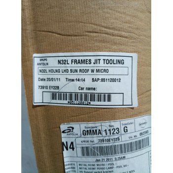 Recambio de techo interior para nissan qashqai i (j10, nj10) 1.5 dci referencia OEM IAM 73910JD13B  