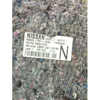 Recambio de suelo maletero para nissan qashqai i (j10, nj10) 1.5 dci referencia OEM IAM 84904 EY15A  