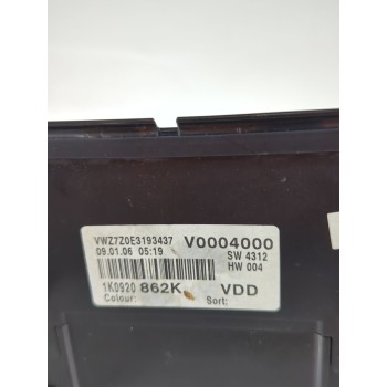 Recambio de cuadro instrumentos para volkswagen golf v (1k1) 1.9 tdi referencia OEM IAM 1K0920862K  