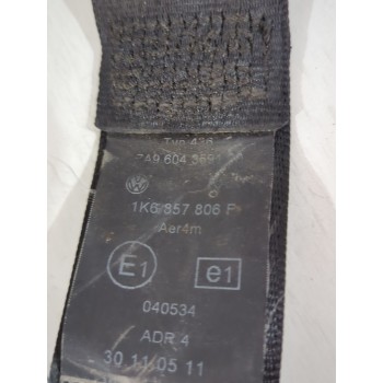 Recambio de cinturon seguridad trasero derecho para volkswagen golf v (1k1) 1.9 tdi referencia OEM IAM 1K6857806AARAA/1K6857806F