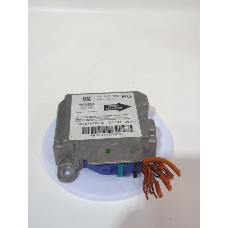 Recambio de centralita airbag para opel zafira a monospace (t98) 2.0 dti 16v (f75) referencia OEM IAM 09229303  