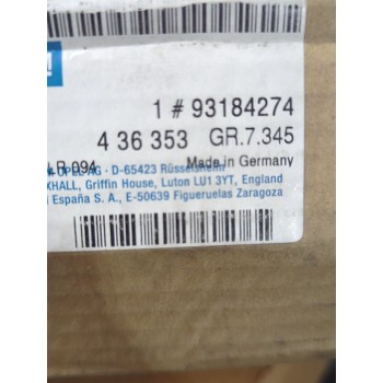 Recambio de amortiguador trasero derecho para opel referencia OEM IAM 93184274/13191634  