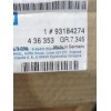 Recambio de amortiguador trasero derecho para opel referencia OEM IAM 93184274/13191634  