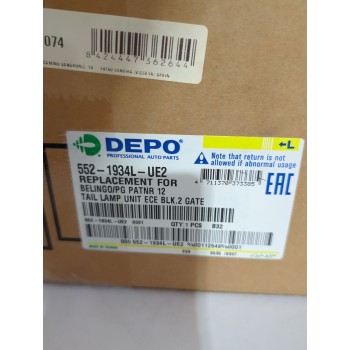 Recambio de piloto trasero izquierdo para peugeot referencia OEM IAM 5521934L/085521934  