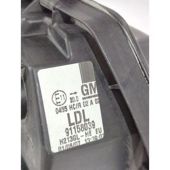Recambio de faro izquierdo para opel referencia OEM IAM 91158039  