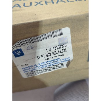 Recambio de cinturon seguridad trasero central para opel referencia OEM IAM 13132223/09185516N  