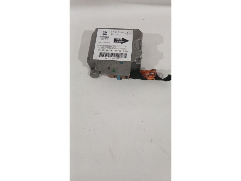 Recambio de centralita airbag para opel astra g hatchback (t98) 1.6 (f08, f48) referencia OEM IAM 09229302  