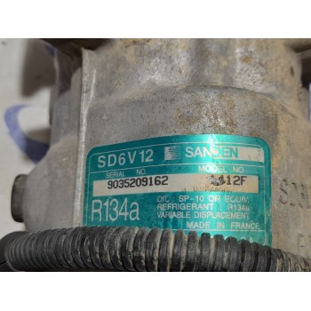 Recambio de compresor aire acondicionado para peugeot 206 berlina 1.9 diesel referencia OEM IAM SD6V12  