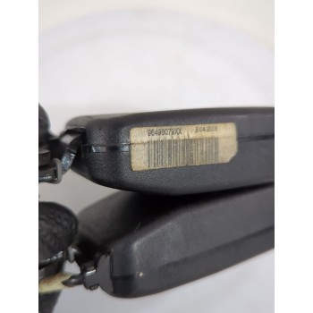 Recambio de enganche cinturon trasero central para peugeot 207/207+ (wa_, wc_) 1.4 hdi referencia OEM IAM 96498079XX  