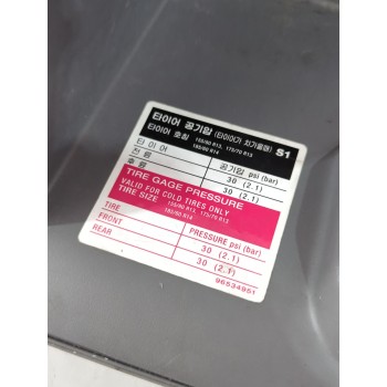 Recambio de guantera para daewoo kalos sedán (klas) 1.4 referencia OEM IAM 96534951  