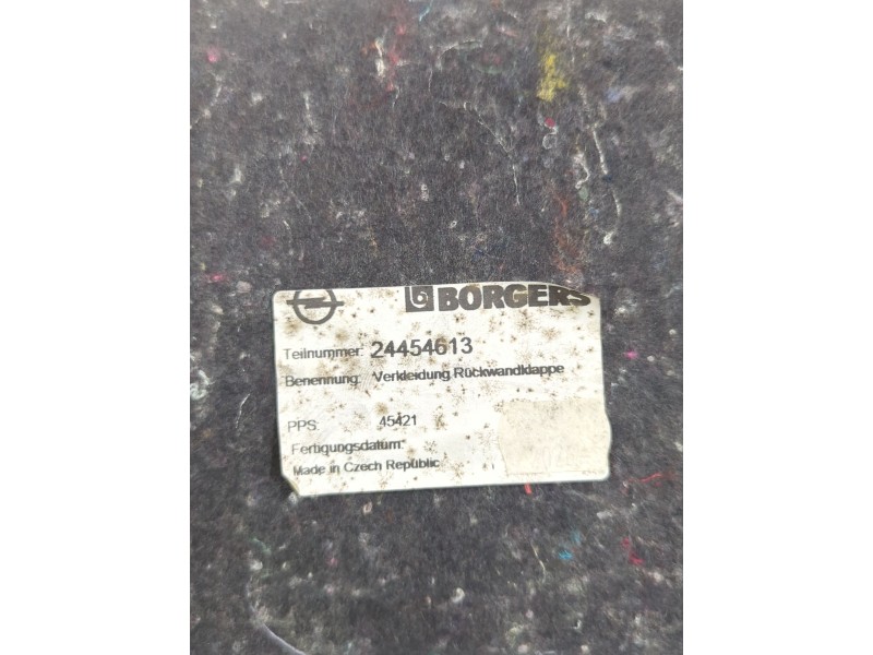 Recambio de guarnecido porton trasero para opel vectra c (z02) 2.2 dti 16v (f69) referencia OEM IAM 24454613  
