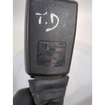 Recambio de enganche cinturon trasero derecho para opel vectra c (z02) 2.2 dti 16v (f69) referencia OEM IAM 24463290F  