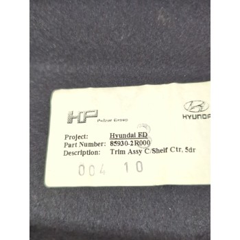 Recambio de bandeja trasera para hyundai i30 (fd) 1.4 referencia OEM IAM 859302R000  