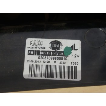 Recambio de piloto trasero derecho para fiat doblo cargo referencia OEM IAM 00518106730  