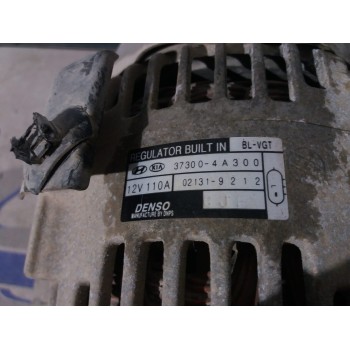 Recambio de alternador para kia sorento 2.5 crdi referencia OEM IAM 373004A300  