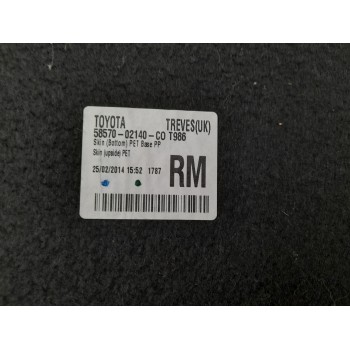 Recambio de suelo maletero para toyota yaris (ncp1/nlp1/scp1) 1.0 cat referencia OEM IAM 5857002140  