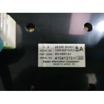 Recambio de mando climatizador para nissan almera (n16/e) 1.5 dci turbodiesel cat referencia OEM IAM 28395BN801  