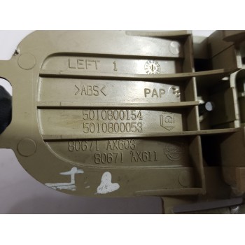 Recambio de maneta interior trasera izquierda para nissan micra (k12e) acenta referencia OEM IAM 5010800154 / 5010800053  