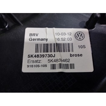 Recambio de elevalunas trasero derecho para volkswagen golf vi (5k1) advance referencia OEM IAM 5K4839730J  