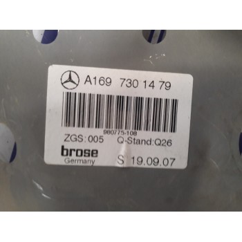 Recambio de elevalunas trasero derecho para mercedes-benz clase a (w169) 1.7 cat referencia OEM IAM A1697301479  