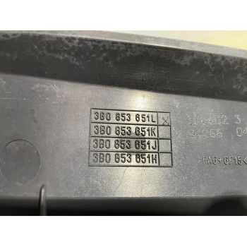 Recambio de rejilla delantera para volkswagen passat berlina (3b3) advance referencia OEM IAM 3B0853651L  