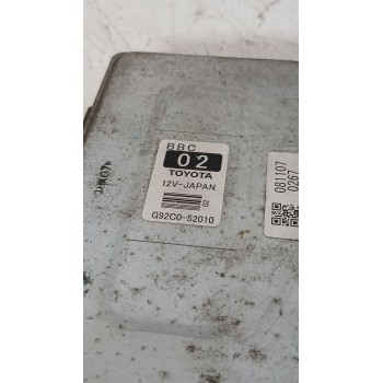 Recambio de modulo electronico para toyota yaris (_p9_) 1.33 vvt-i (nsp90_) referencia OEM IAM G92C052010  