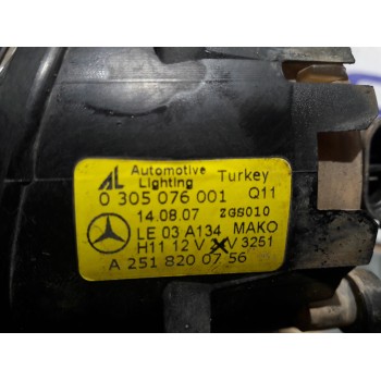 Recambio de faro antiniebla izquierdo para mercedes-benz clase a (w169) 1.7 cat referencia OEM IAM A1698201556  