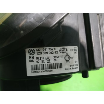 Recambio de faro derecho para volkswagen golf vi (5k1) advance referencia OEM IAM 5K1941006L / 5K1941752D  