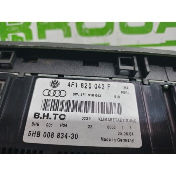 Recambio de mando calefaccion / aire acondicionado para audi a6 berlina (4f2) 2.4 referencia OEM IAM 4F1820043F  