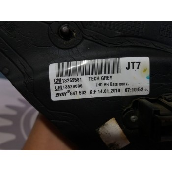 Recambio de retrovisor derecho para opel insignia berlina 2.0 16v cdti referencia OEM IAM 13269581  