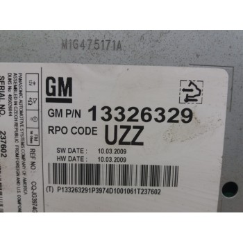 Recambio de sistema audio / radio cd para opel insignia berlina 2.0 16v cdti referencia OEM IAM 13326329  
