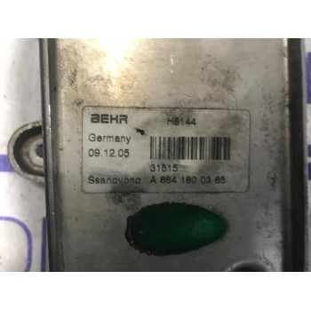 Recambio de enfriador aceite motor para ssangyong kyron 2.0 referencia OEM IAM A6641800365  