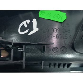 Recambio de maneta interior trasera derecha para skoda yeti active referencia OEM IAM 1Z0839248  