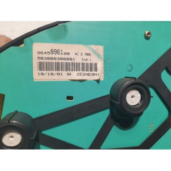 Recambio de cuadro instrumentos para peugeot 206 berlina 1.9 diesel referencia OEM IAM 9645096180  