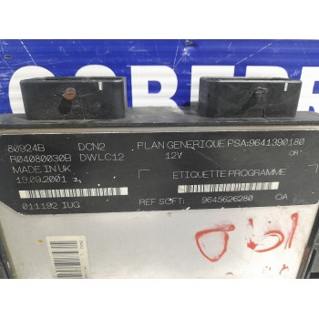 Recambio de centralita motor uce para citroën jumpy 1.9 diesel referencia OEM IAM 9641390180  