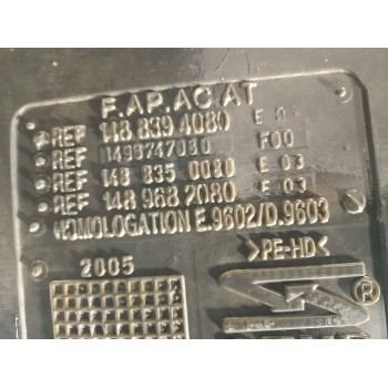 Recambio de deposito combustible para citroën jumpy 1.9 diesel referencia OEM IAM 1488394080  