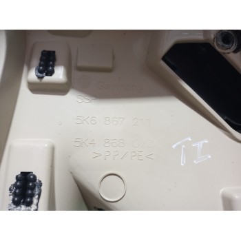 Recambio de guarnecido puerta trasera izquierda para volkswagen golf vi (5k1) advance referencia OEM IAM 5K6867211  