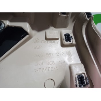 Recambio de guarnecido puerta trasera derecha para volkswagen golf vi (5k1) advance referencia OEM IAM 5K6867212  