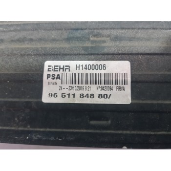 Recambio de intercooler para peugeot 207 confort referencia OEM IAM 9651184880  