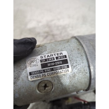 Recambio de motor arranque para hyundai tucson (jm) 2.0 crdi referencia OEM IAM 3610027010  