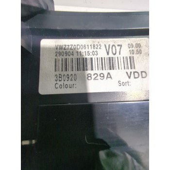 Recambio de cuadro instrumentos para volkswagen passat b5.5 (3b3) 1.9 tdi referencia OEM IAM 3B0920829A  