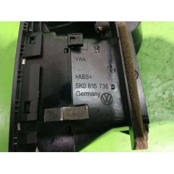 Recambio de rejilla aireadora para volkswagen golf vi (5k1) advance referencia OEM IAM 5K0815736  