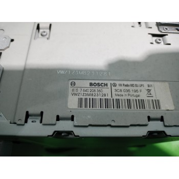 Recambio de sistema audio / radio cd para volkswagen golf vi (5k1) advance referencia OEM IAM 3C8035195F  