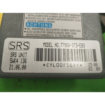 Recambio de centralita airbag para honda civic berlina .5 (ma/mb) 1.5 referencia OEM IAM 77960-ST3-E83  
