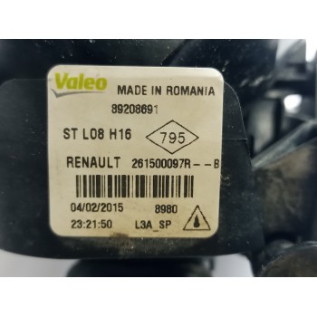 Recambio de faro antiniebla derecho para renault scenic iii bose edition referencia OEM IAM 261500097R  