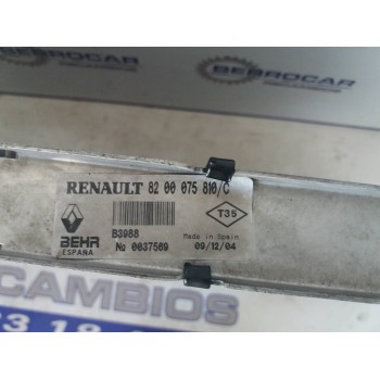 Recambio de intercooler para renault espace iv (jk0) 2.2 dci turbodiesel referencia OEM IAM 8200075810  