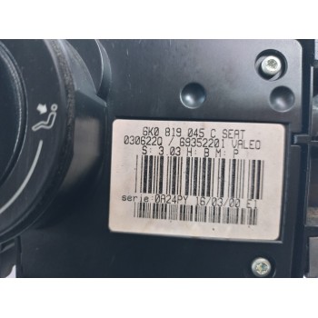 Recambio de mando calefaccion / aire acondicionado para seat ibiza (6k1) stella referencia OEM IAM 6K0819045C  